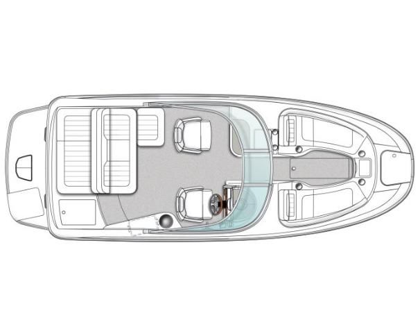 Sea Ray 240 Sundeck 2011 Layout