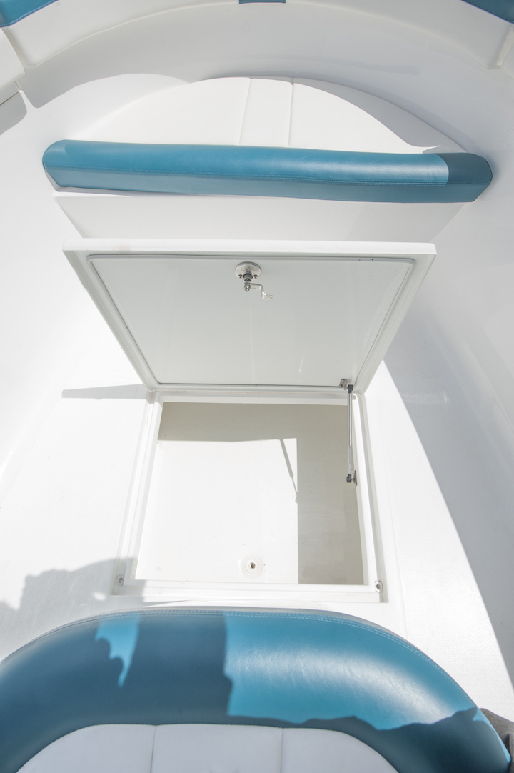 Buddy Davis 34 CC Bow Storage