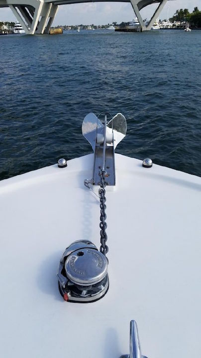 OBX 36 CC Anchor & Windless Bow